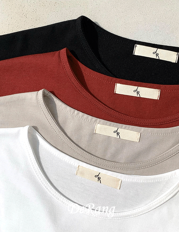 [dR]머스트 코튼 티셔츠 (4colors)